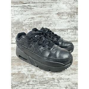 Toddler Nike Air Max 90 'Triple Black' Sneakers Sz 10C Athletic Gym